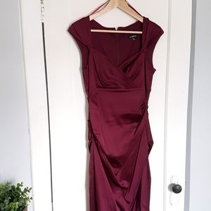 Burgundy Le Chateau Dress